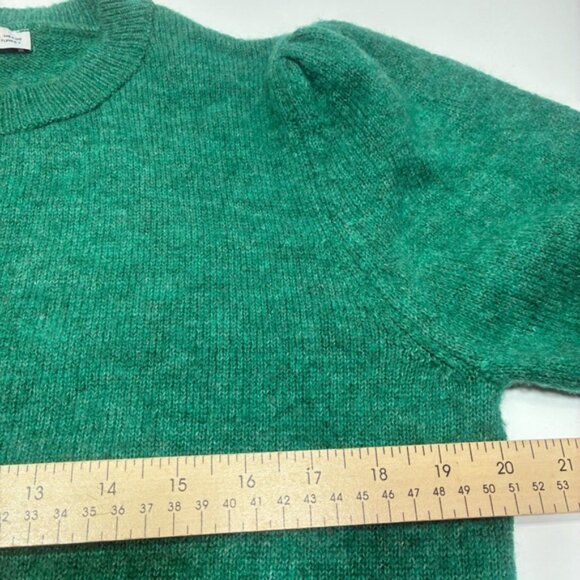 Zara Cardigan Women Size L Green Button Down Embellished Button Long Sleeves - Picture 10 of 13